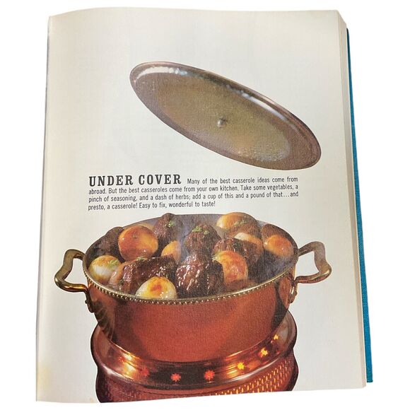 McCalls Cookbook 1963 First Edition First Printing Blue Hardcover MCM Vintage - Picture 6 of 8